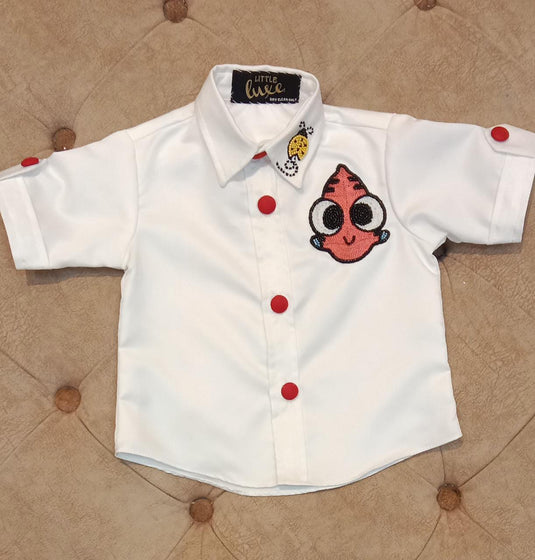 White Nemo Fish Shirt