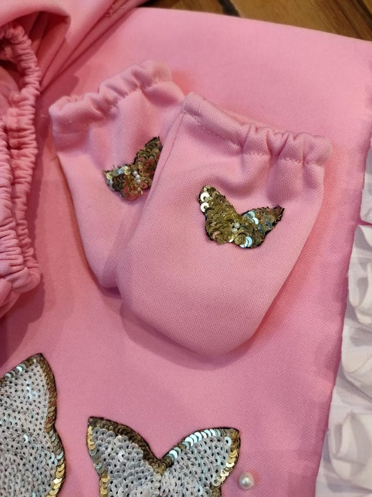 Pink 6 piece Newborn Butterfly Set