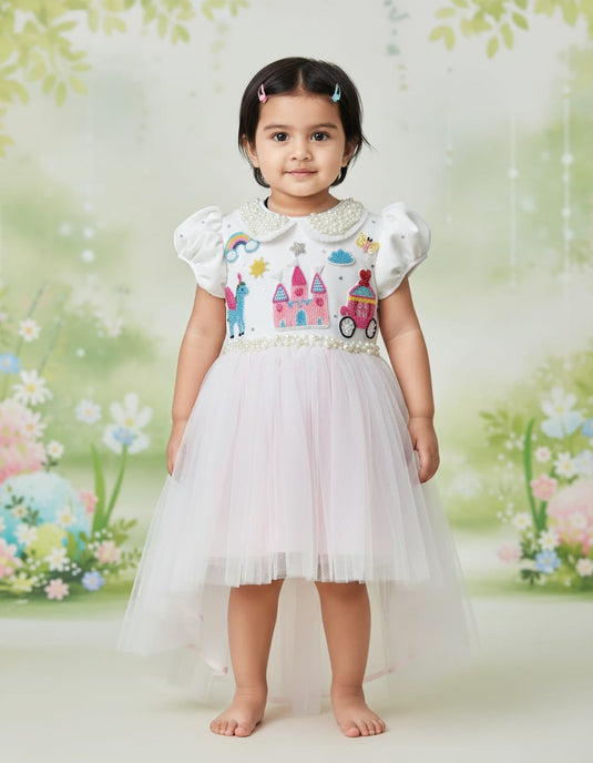 Unicorn Castle Hi Low Dress