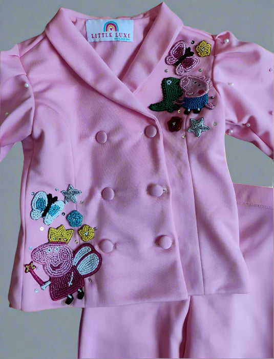 Peppa Pig Theme Blazer Coord Set