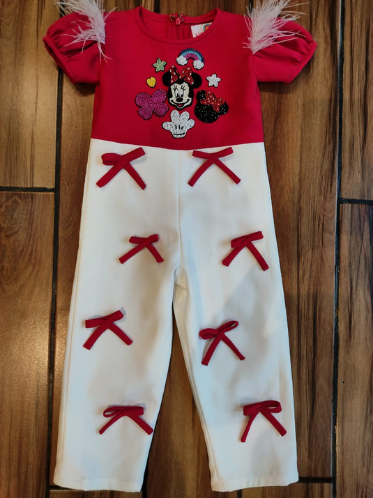 Disney Minnie Mouse Bow Jumpsuit
