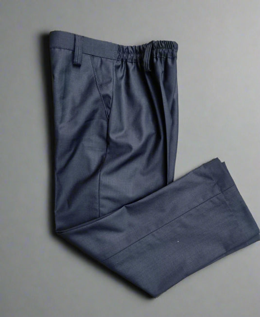 Navy Rose Bandhgala Set With Pant