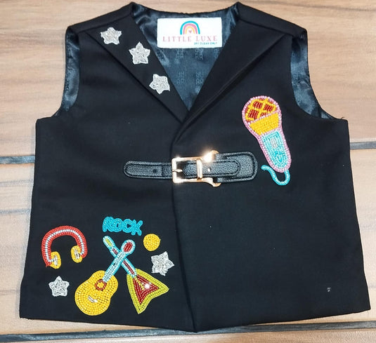 Rockstar Waistcoat With Buckle