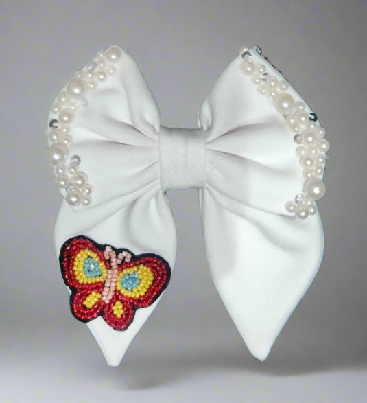 Butterfly Bow Embellished Clip