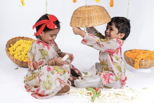 White Sequins Cape Lehenga Set