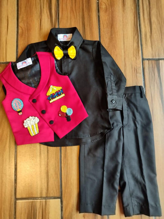 Carnival theme Personalized 4 Piece Waistcoat set