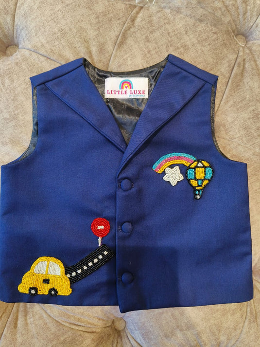 Car And Hot Air Balloon Waistcoat