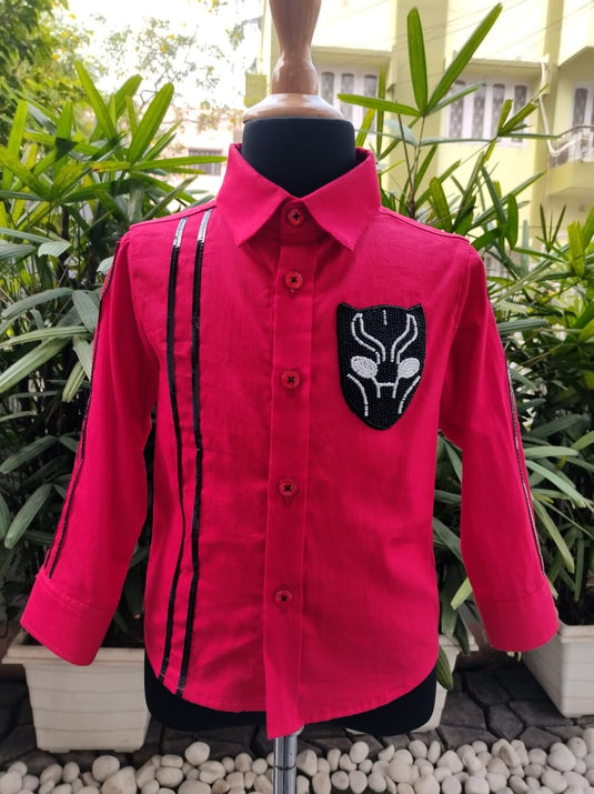 Red Black Panther Shirt