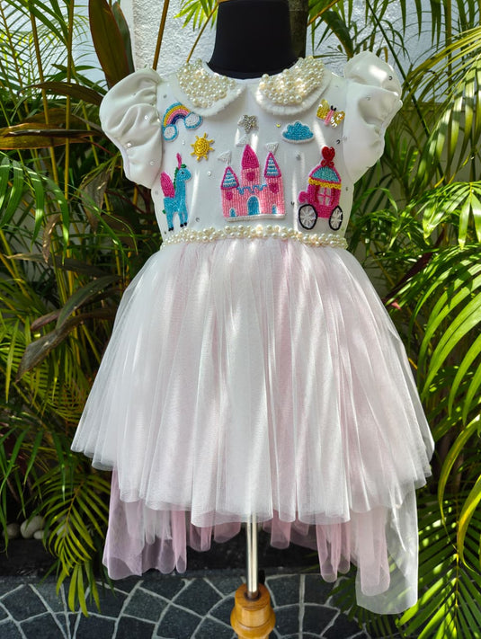 Unicorn Castle Hi Low Dress
