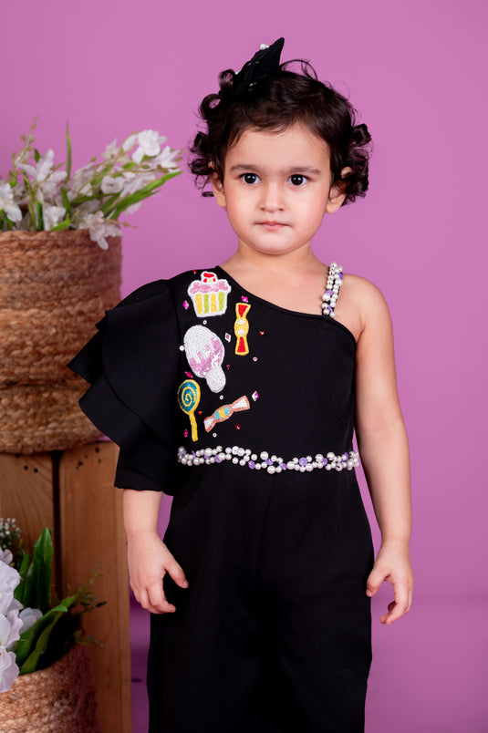 Candy Black Jumpsuit