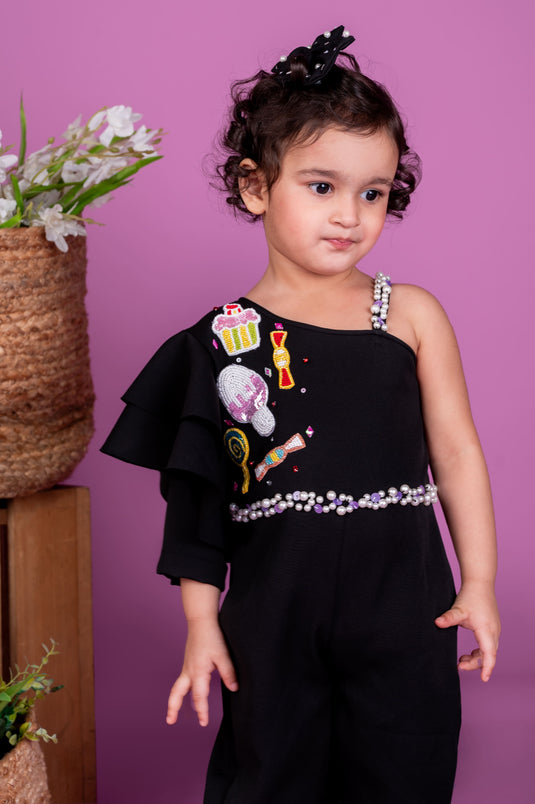 Candy Black Jumpsuit