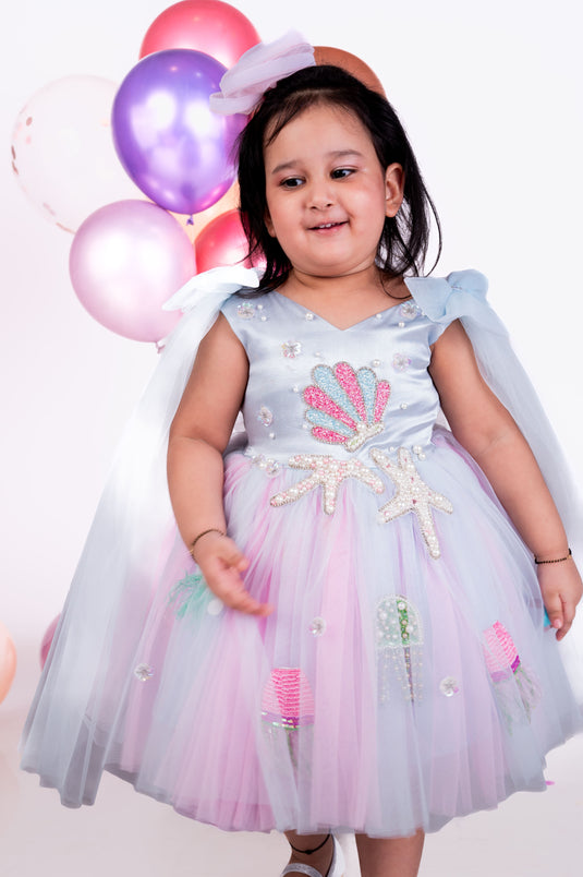 Mermaid Theme Heavy Dress