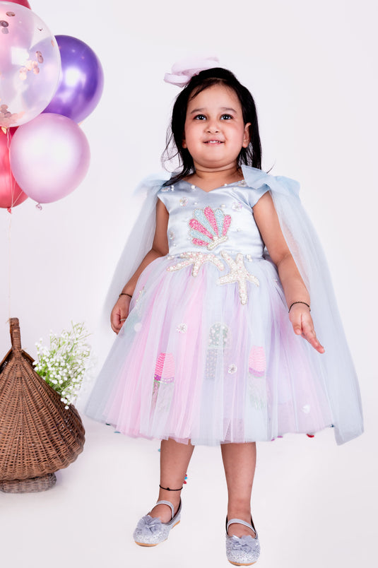 Mermaid Theme Heavy Dress