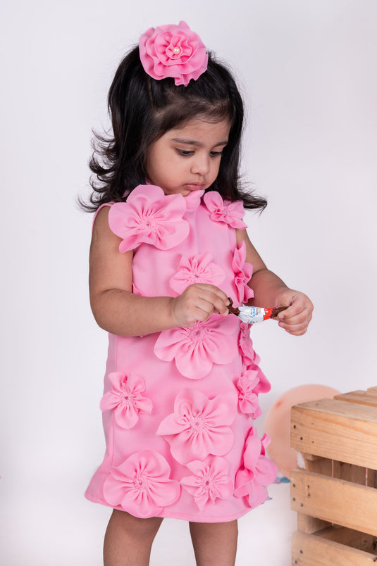 Pink Flora Dress
