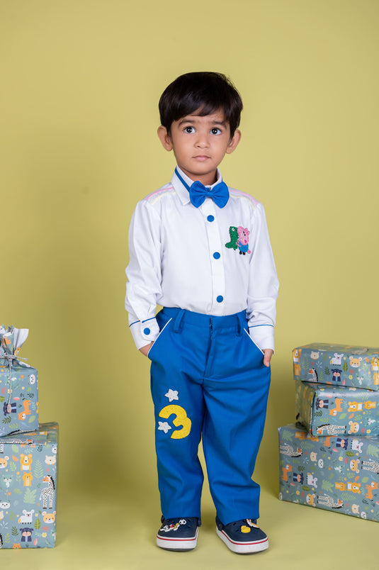 Peppa Pig Themed Birthday Set With Personalised Age