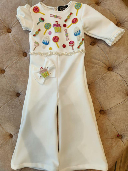 White Candy Jumpsuit