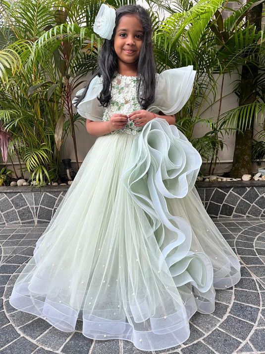 Mint Green Heavy Gown