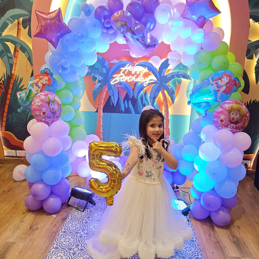 White High Low Mermaid Gown