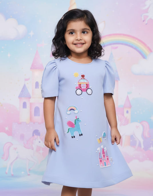 Blue Unicorn Dress