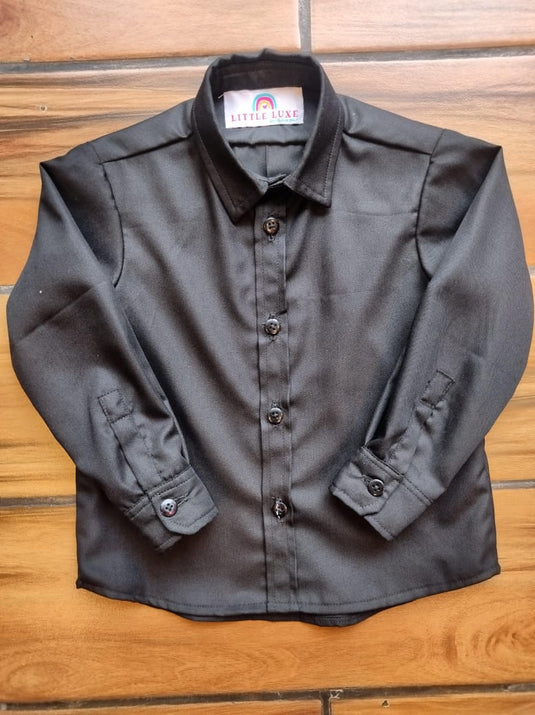 Plain Shirt Black/White