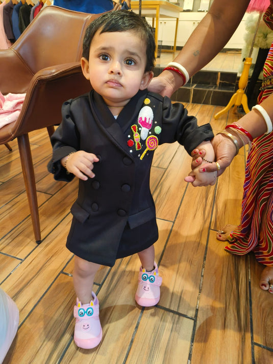 Black Blazer Candy Dress