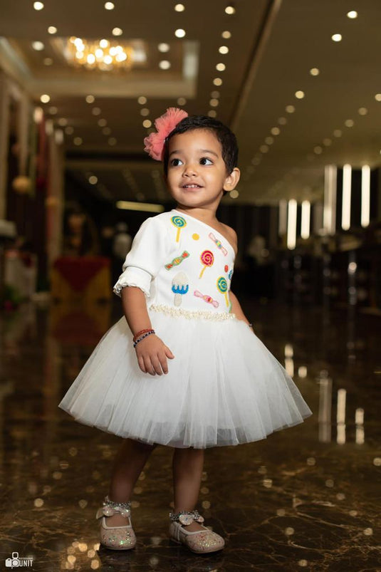 Pretty One Shoulder Candy Dress