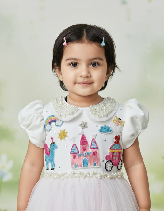 Unicorn Castle Hi Low Dress