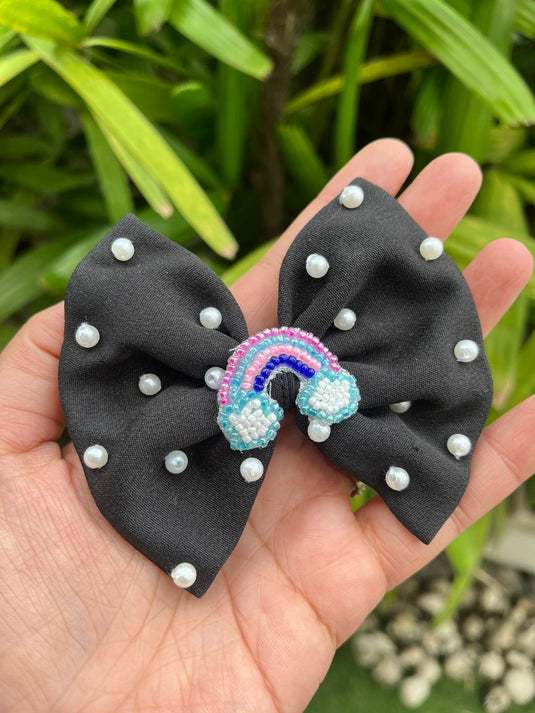 Rainbow Pearl Clip