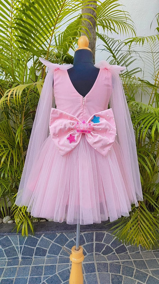 Barbie Theme Cape Dress
