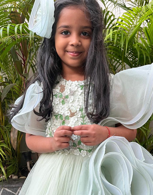 Mint Green Heavy Gown