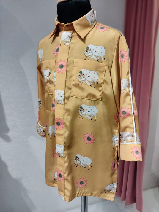 Cow Kurta Set With Pant