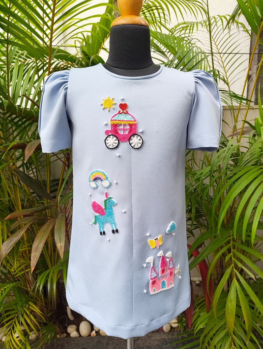 Blue Unicorn Dress