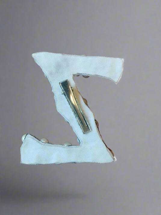 Personalised Initial Pearl Clip