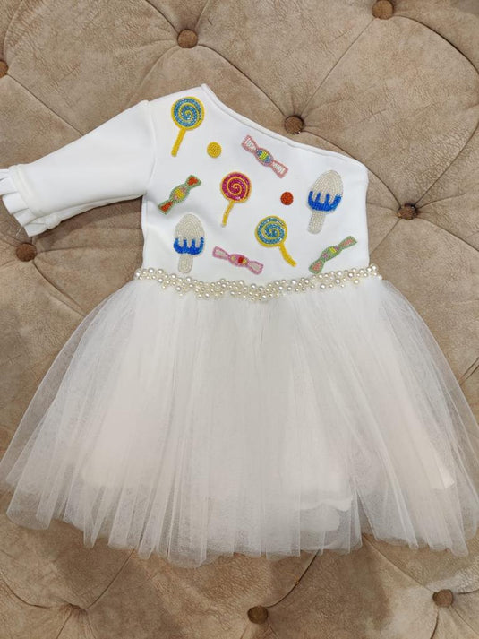 Pretty One Shoulder Candy Dress