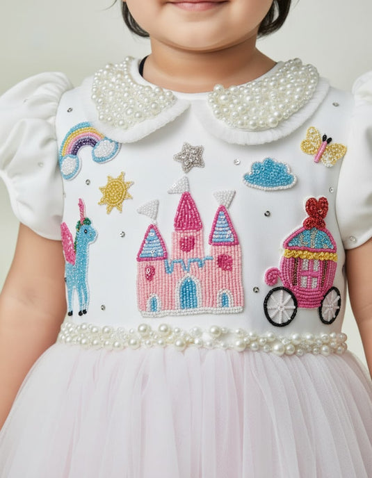 Unicorn Castle Hi Low Dress