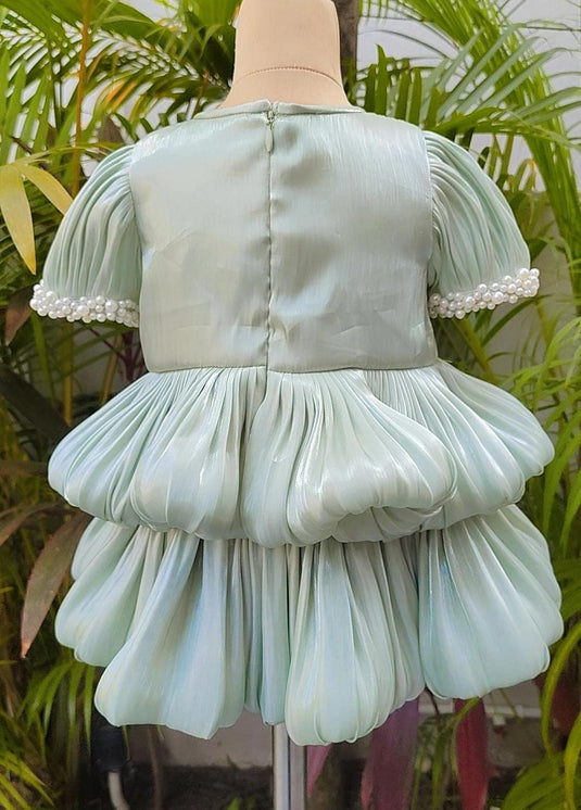Green Buttersilk Rose Frock