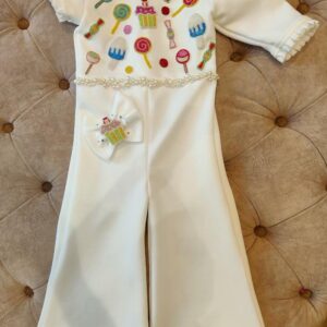 WHITE CANDY JUMPSUIT