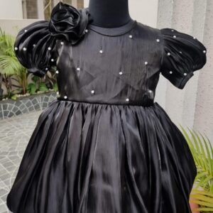 BLACK BALLOON DRESS